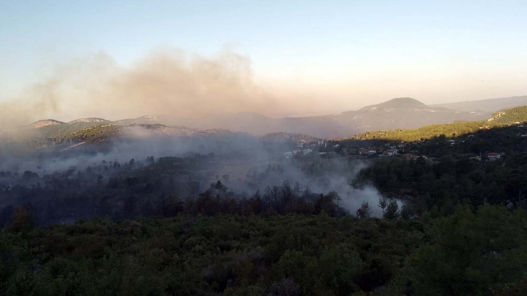 Antalya'da orman yangını