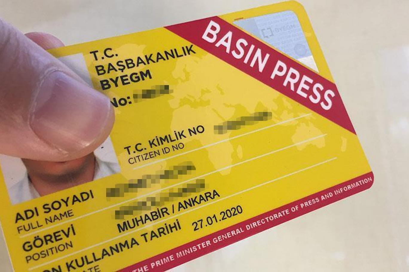 685 gazetecinin kartı iptal edildi