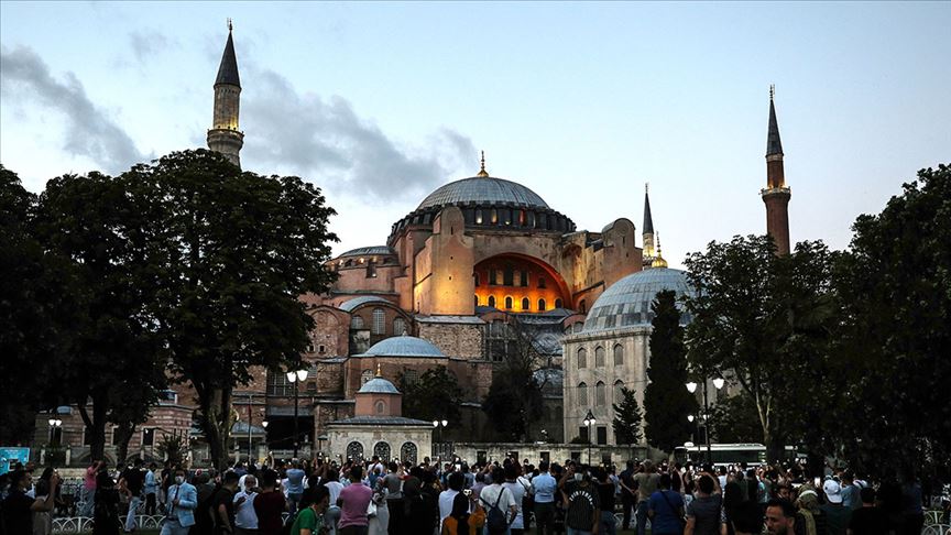 Filistinli Alimler Heyeti'nden Ayasofya Tebriği