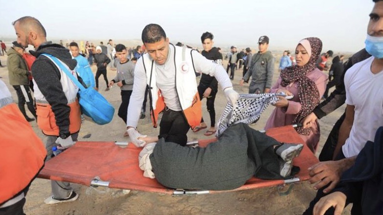 İşgal Güçleri Gazze Sınırında 5 Filistinliyi Yaraladı