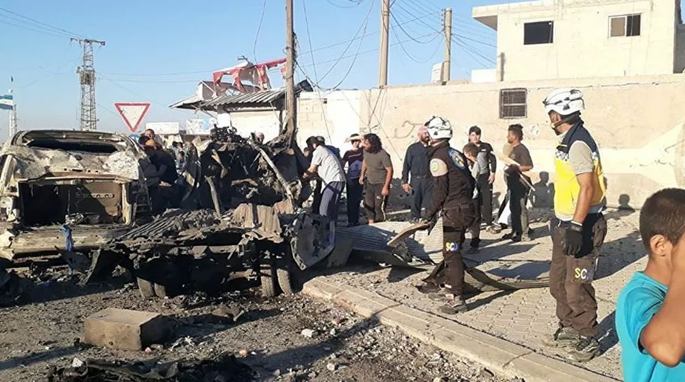 Azez’de Bomba Yüklü Araç Saldırısı