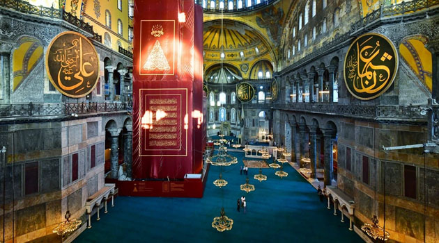 Ayasofya bugün kılınacak cuma namazıyla 86 yıl sonra yeniden ibadete açılıyor