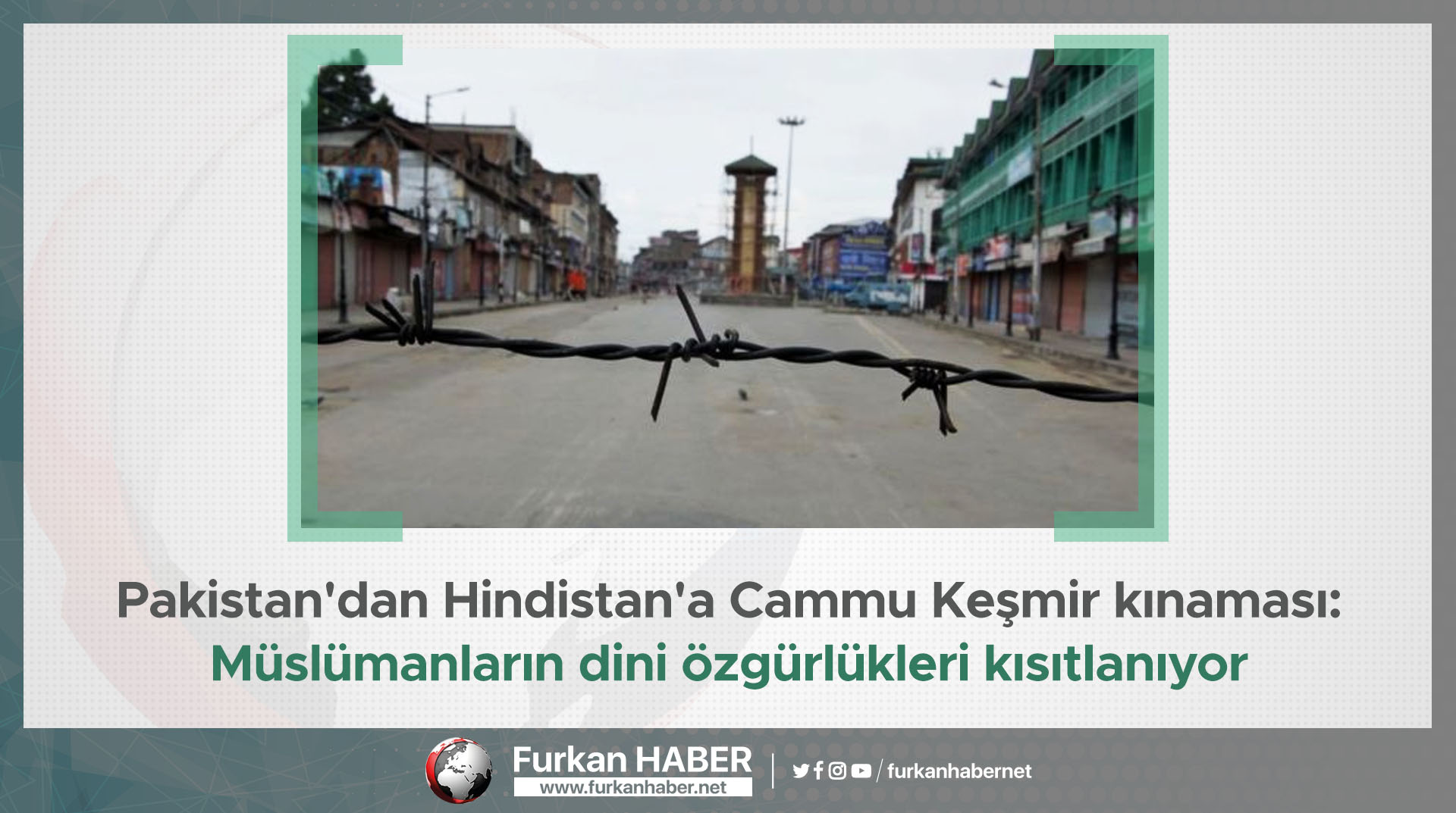 Pakistan'dan Hindistan'a Cammu Keşmir kınaması: Müslümanların dini özgürlükleri kısıtlanıyor