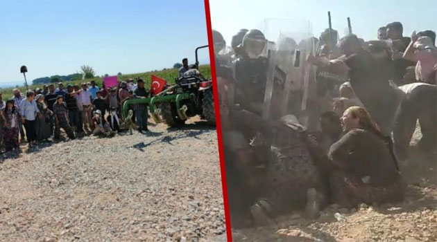 Biyogaz Santrali’ne direnen çiftçiler gözaltına alındı