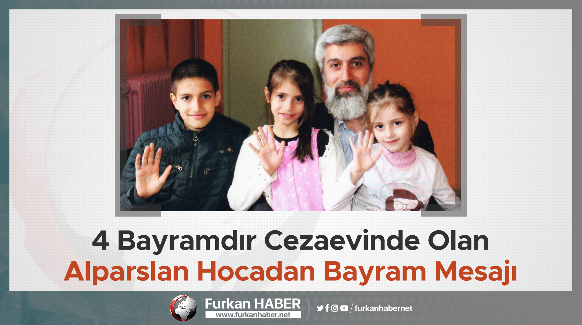 4 Bayramdır Cezaevinde Olan Alparslan Hocadan Bayram Mesajı