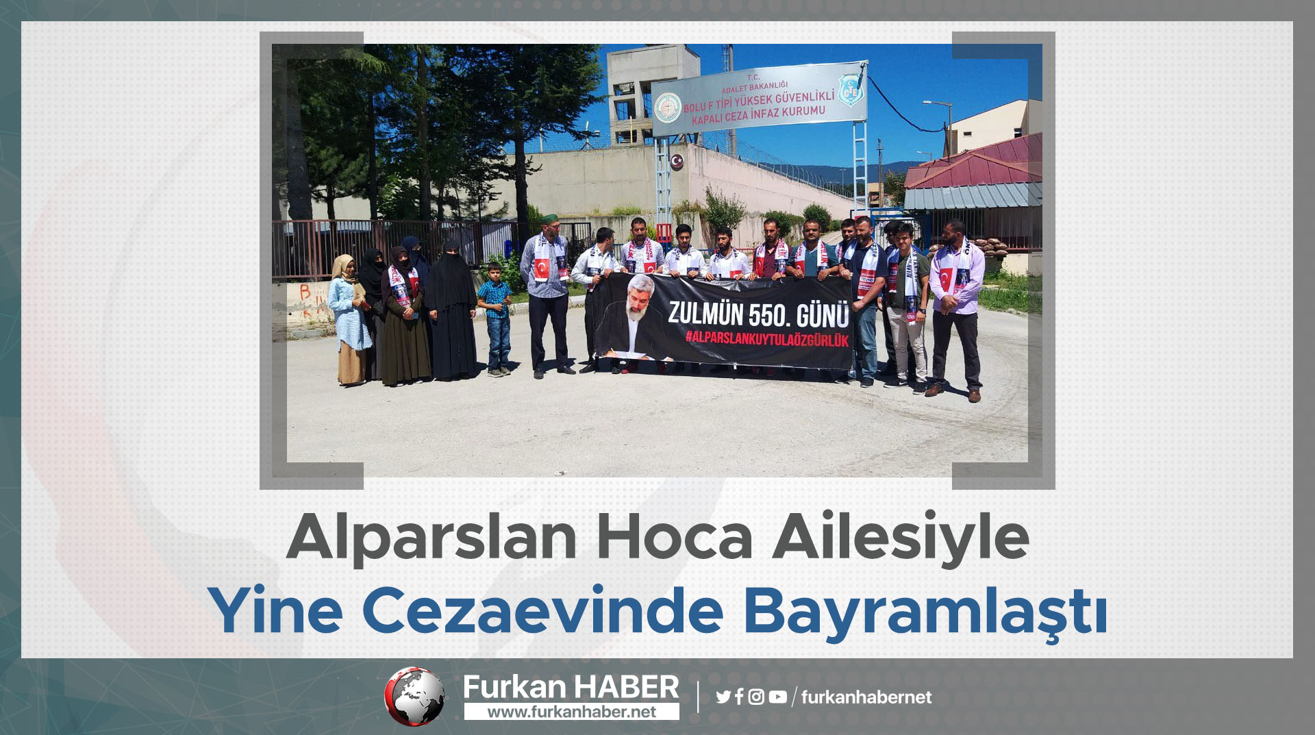 Alparslan Hoca Ailesiyle Yine Cezaevinde Bayramlaştı