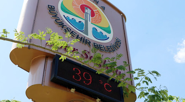 Adana'da termometreler 39 dereceyi gösterdi