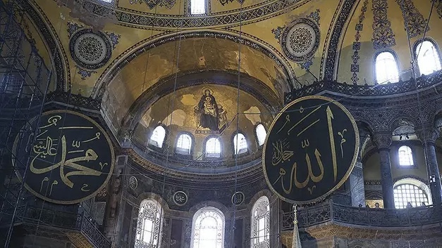 Cumhurbaşkanlığı Sözcüsü Kalın: Ayasofya'nın mozaikleri perdeyle kapatılacak