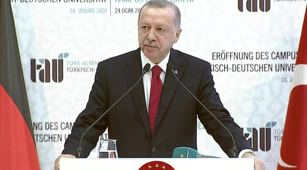 Erdoğan: Uluslararası toplumun Suriye'de düştüğü hataya Libya'da düşmemesini temenni ediyoruz