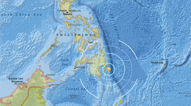 Filipinler'de 5.9 büyüklüğünde deprem