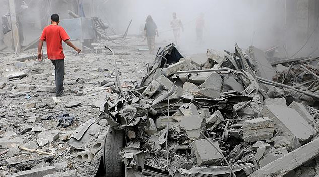 Esad rejiminden Halep'e saldırı: 1 ölü