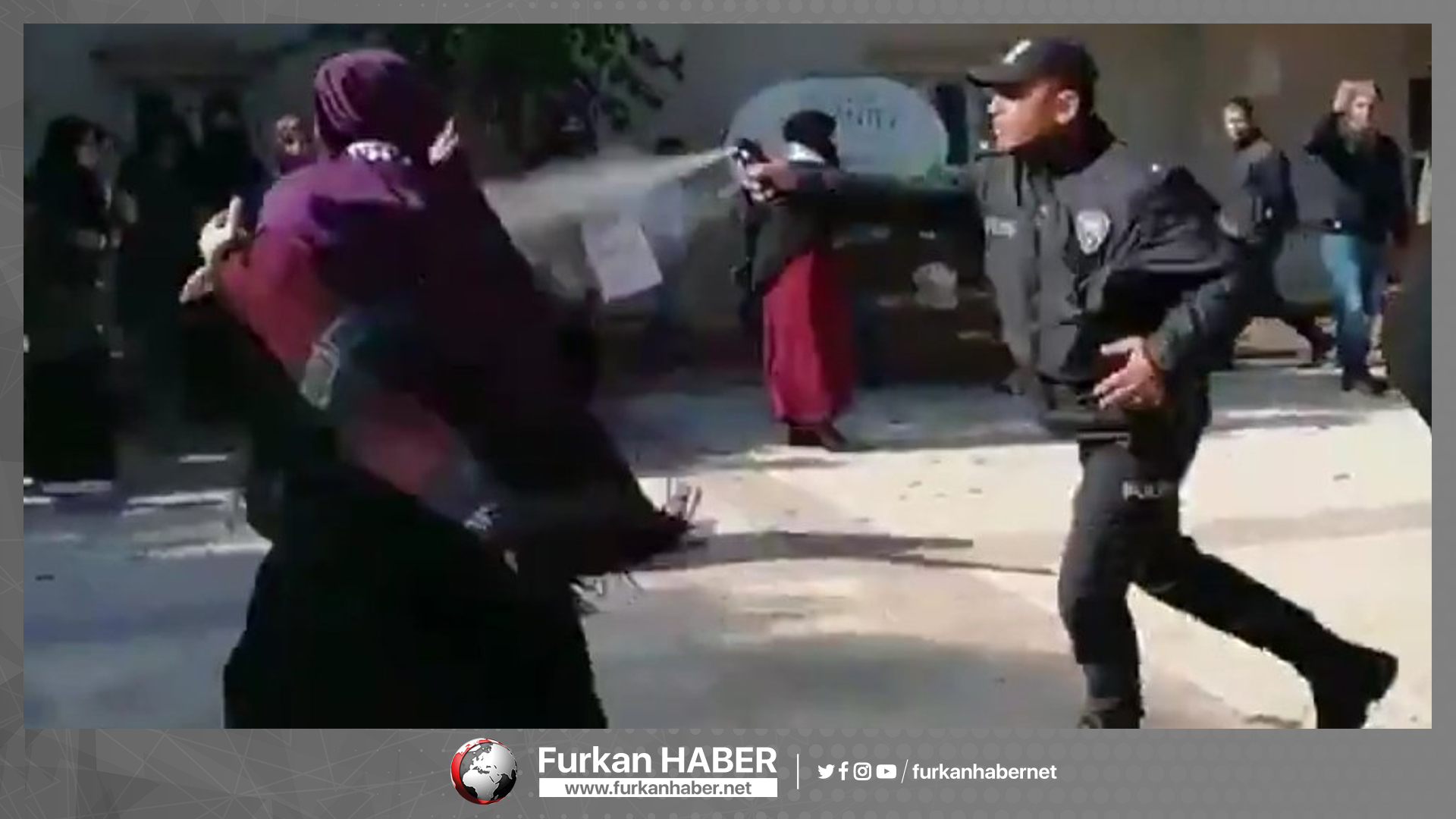 Basın açıklaması yapmak isteyen Furkan gönüllülerine sert müdahale!