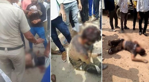 Aracında inek eti taşıdığı iddia edilen Müslüman genci linç ettiler