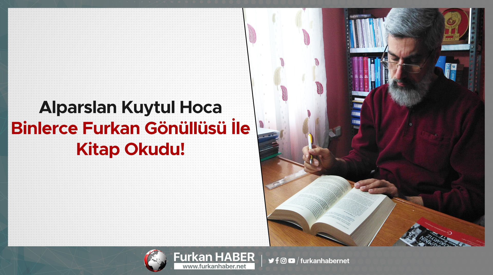 Alparslan Kuytul Hoca Binlerce Furkan Gönüllüsü İle Kitap Okudu!