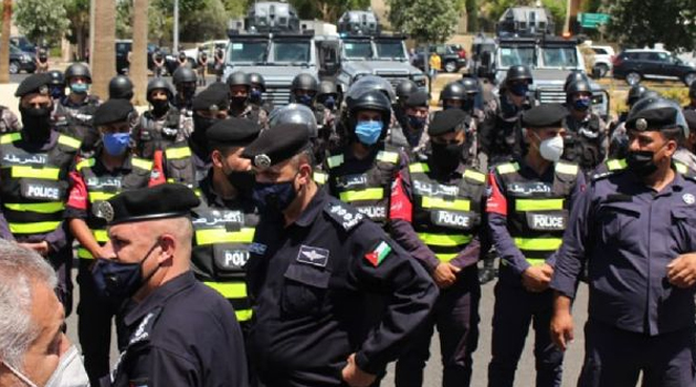 Ürdün polisi ABD Büyükelçiliği önünde İşgalci İsrail'in ''ilhak'' planı protestosuna izin vermedi