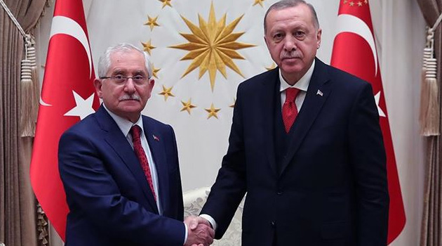 Cumhurbaşkanı Erdoğan, YSK Başkanı Güven'le görüştü