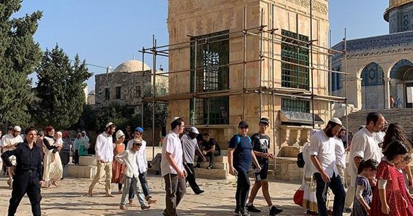 Bini aşkın fanatik Yahudi, Mescid-i Aksa'ya baskın yaptı