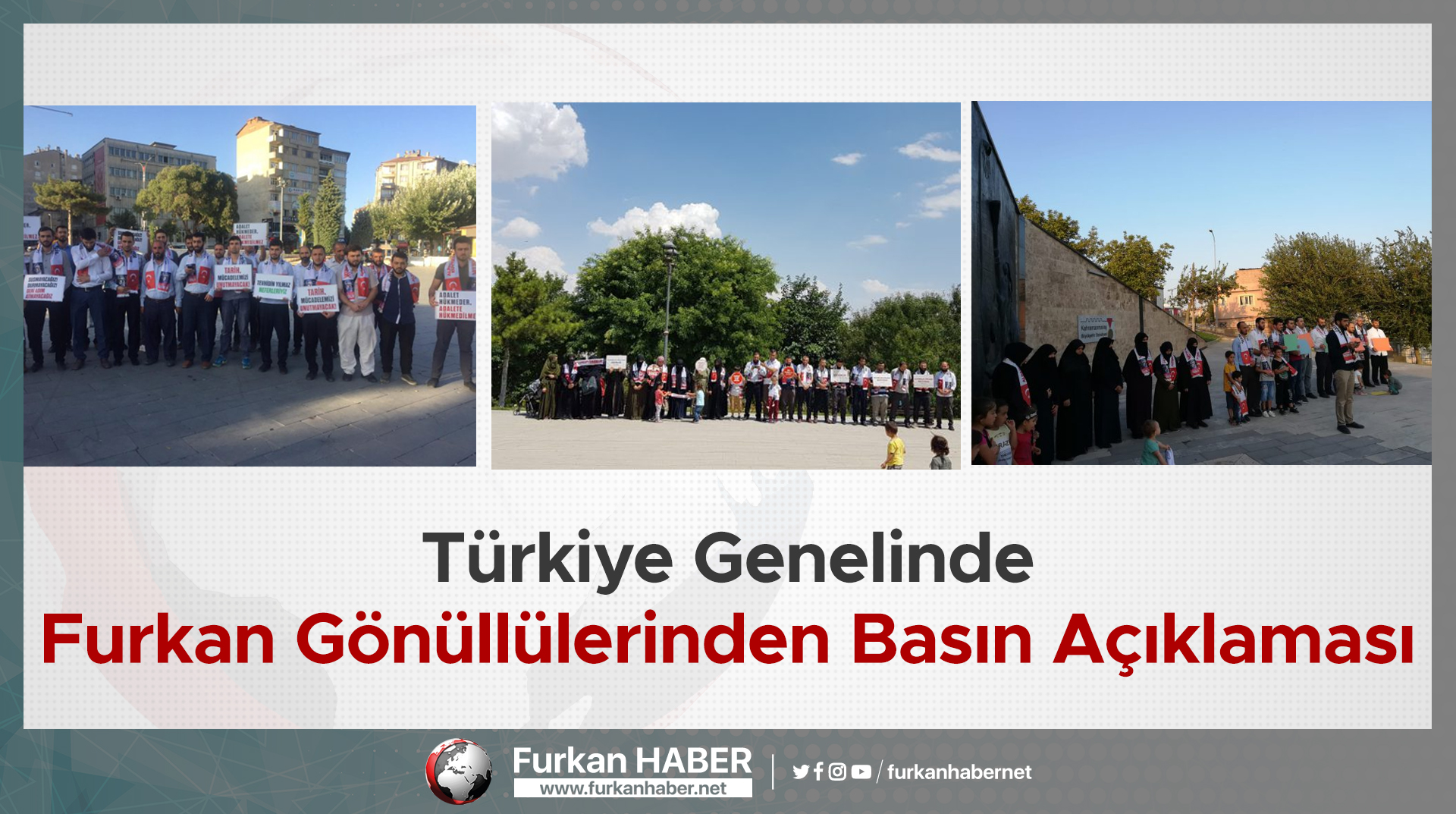 Türkiye Genelinde Furkan Gönüllülerinden Basın Açıklaması