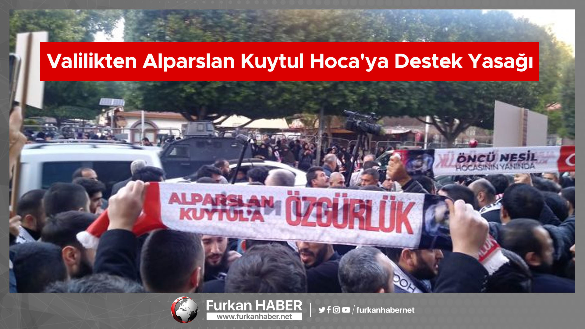 Valilikten Alparslan Hocaya Destek Vermek İsteyenlere Yasaklama