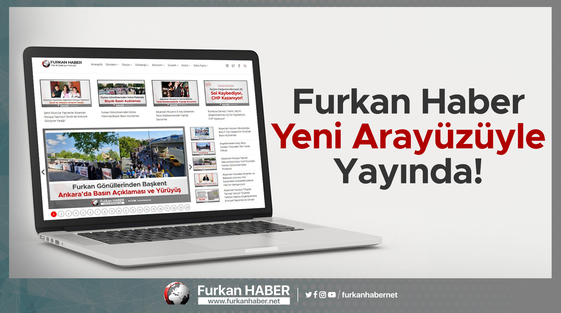 Furkan Haber Yeni Arayüzüyle Yayında!