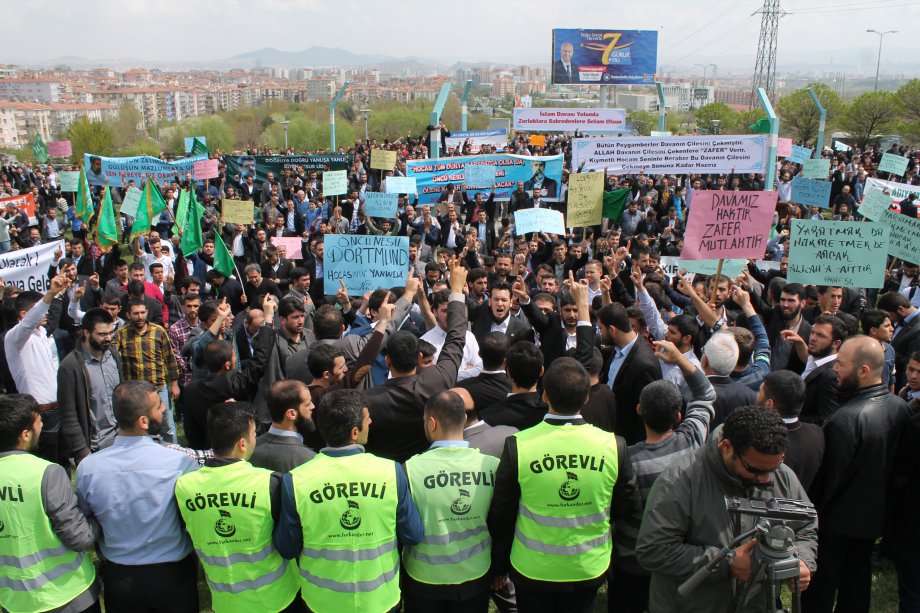 Ankara Mitinginden Muhteşem Kareler