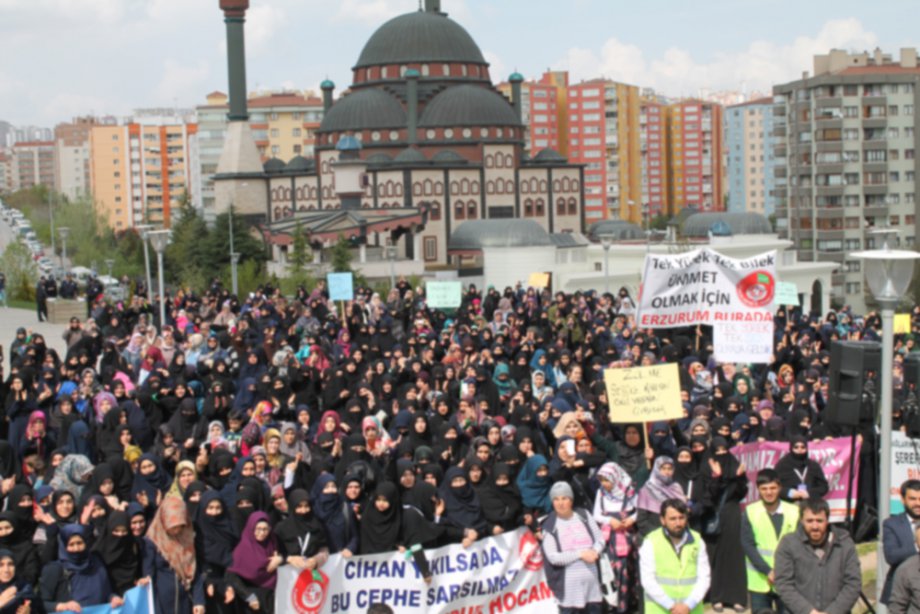 Ankara Mitinginden Muhteşem Kareler