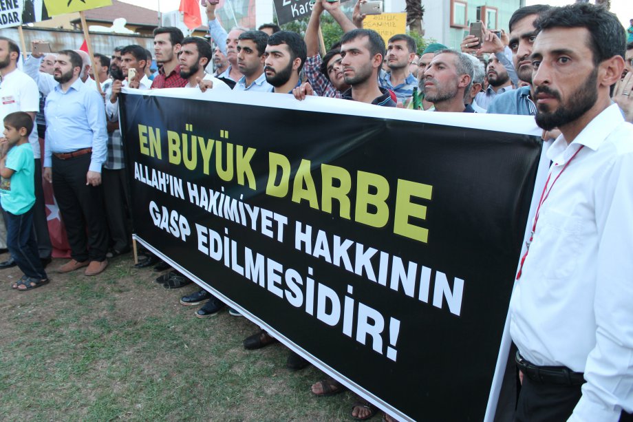 Darbe Girişimine Karşı Yapılan Basın Açıklamasından Kareler
