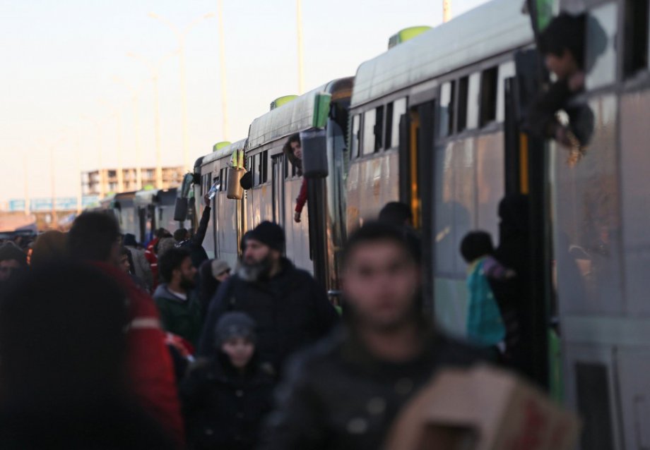 Fotoğraflarla Halep'in Tahliyesi