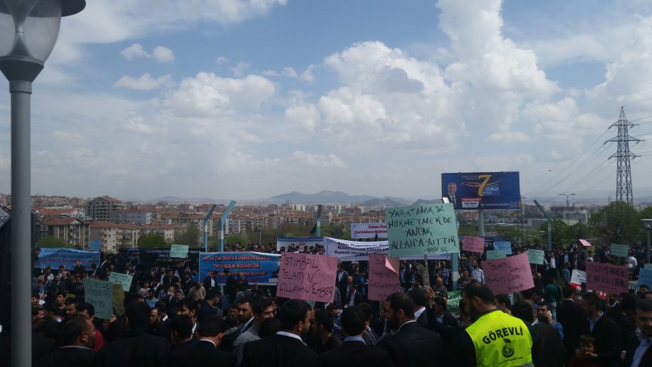 Ankara Mitinginden Muhteşem Kareler