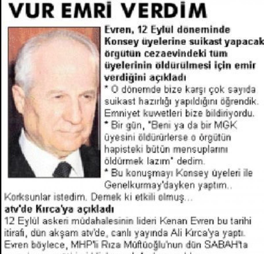 FOTOĞRAFLARLA 12 EYLÜL'DE YAŞANANLAR