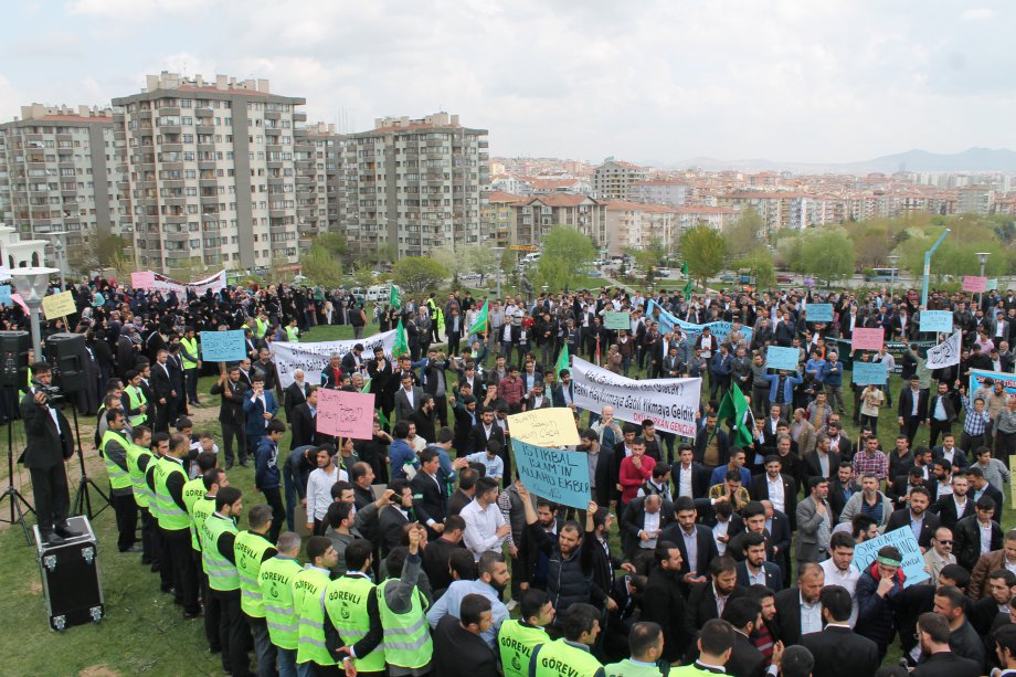 Ankara Mitinginden Muhteşem Kareler