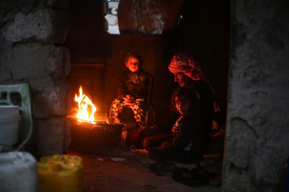 Gazze'de soğuk hava