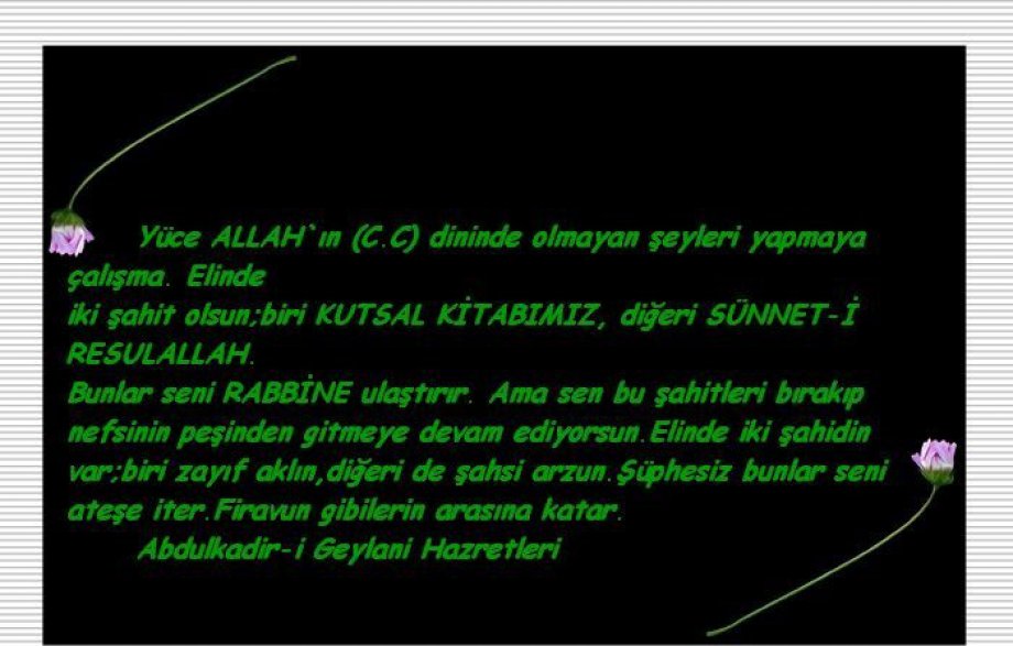İslam Alimlerinden Öğütler