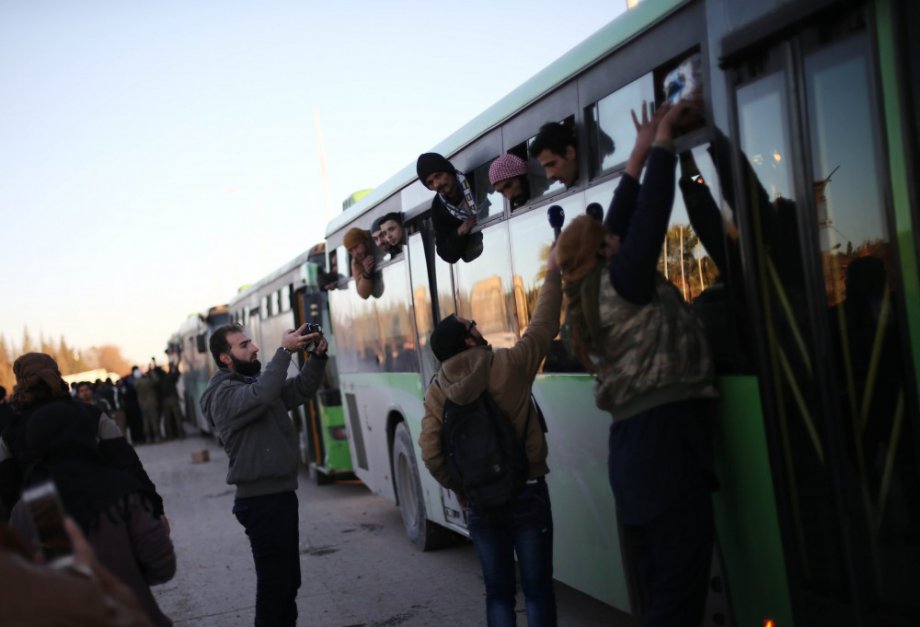 Fotoğraflarla Halep'in Tahliyesi