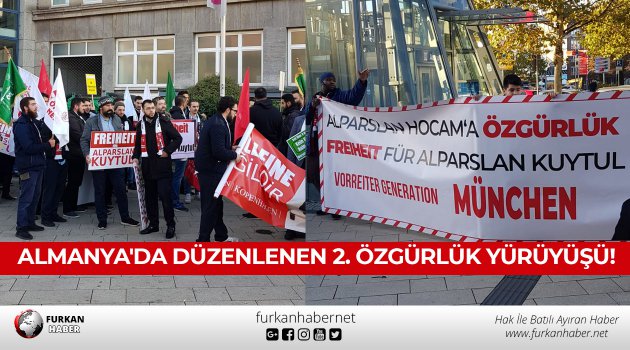 Almanya'da Düzenlenen 2. Özgürlük Yürüyüşü!