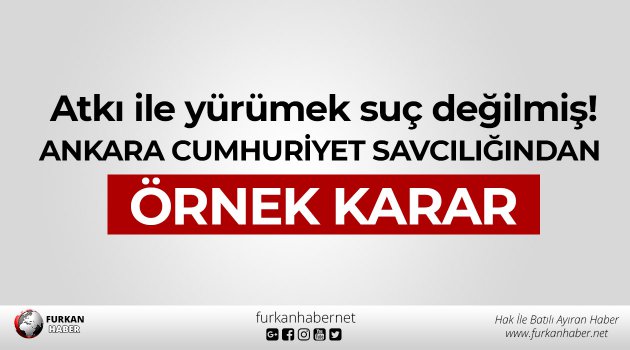 Atkı ile yürümek suç değilmiş! Savcılıktan örnek karar