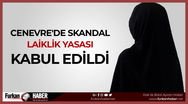 Cenevre'de skandal laiklik yasası kabul edildi