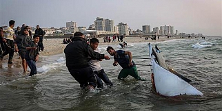 Gazze Sahilinde Balık Bereketi