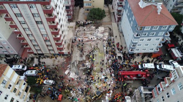 Kartal'da çöken binada hayatını kaybedenlerin sayısı 11'e yükseldi