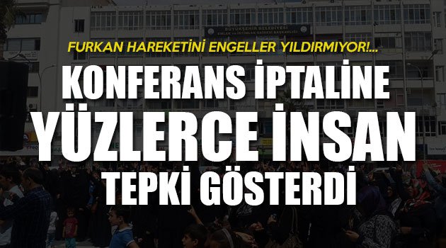 Konferans İptaline Yüzlerce İnsan Tepki Gösterdi