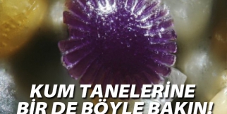 Kum tanelerine bir de böyle bakın!