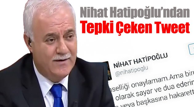 Nihat Hatipoglun Dan Lgbt 39 Lilere Hosgoru Furkan Haber nihat hatipoglun dan lgbt 39 lilere