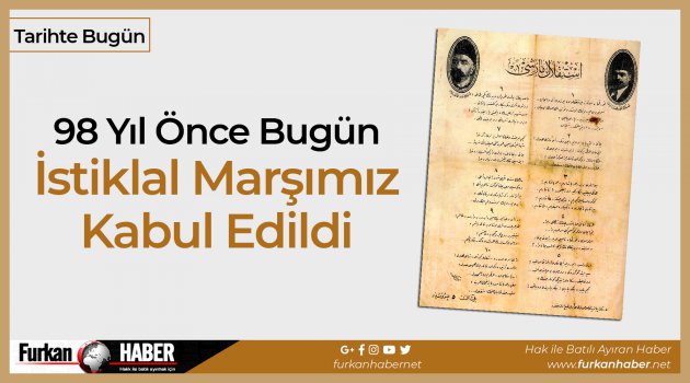 Tarihte Bugün | İstiklal Marşımızın Kabulü
