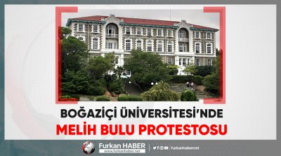 Boğaziçi Üniversitesi Öğrencileri Melih Bulu'yu Protesto Ediyor