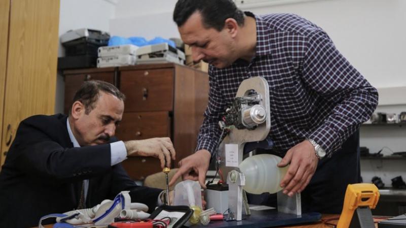 Filistin'de yerli solunum cihazı üretildi