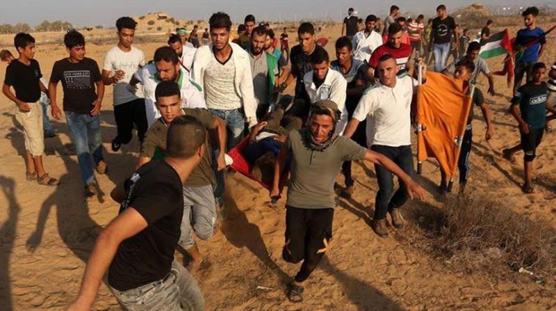 İsrail işgal güçleri Gazze'de 54 Filistinliyi yaraladı
