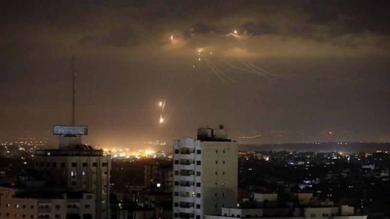 Siyonist İsrail, Gazze'de Hamas'a ait noktaları vurdu
