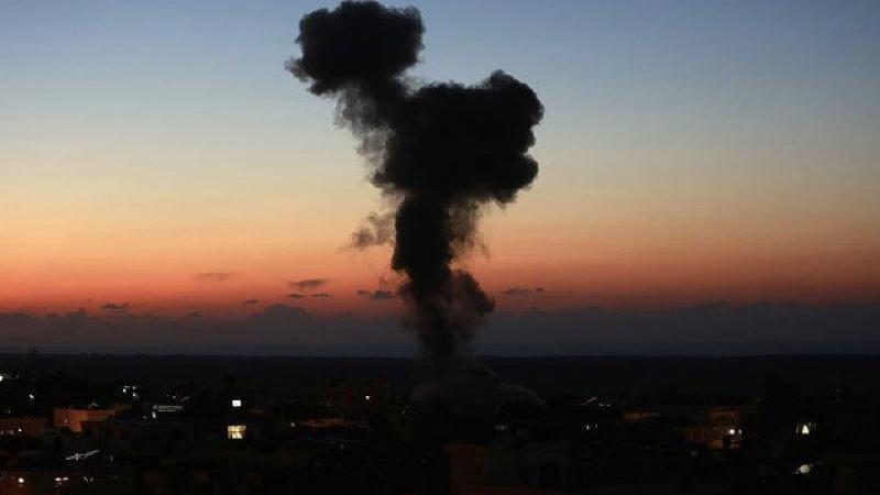 İşgalci İsrail'den Gazze'de Hamas'a ait hedeflere hava saldırısı