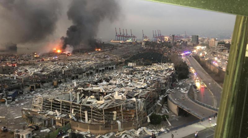 Beyrut Valisi: Patlamanın Zararı 3 İla 5 Milyar Dolar, Yaklaşık 300 Bin Kişi Yerlerinden Oldu