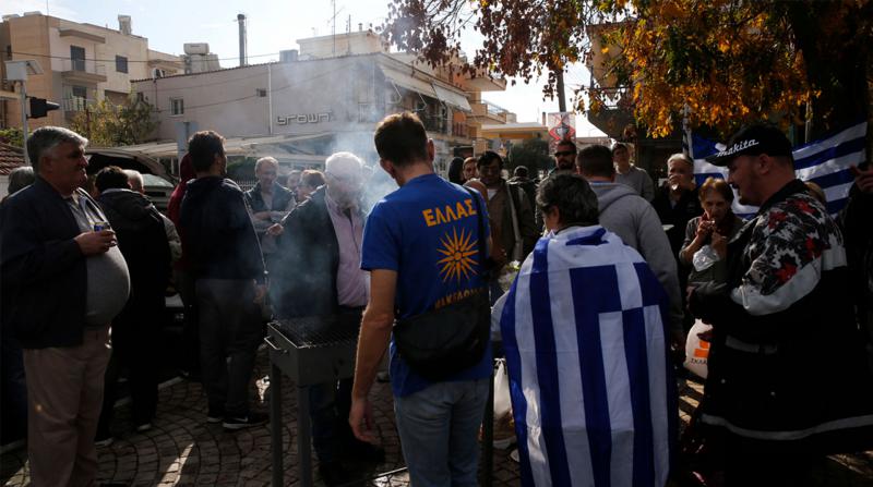 Yunanistan'da Müslümanlara Karşı Provokatif Eylem